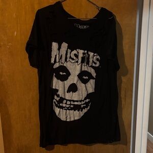 Misfits distressed t shirt